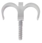 SOMATHERM FOR YOU - Lot de 10 Clips de fixation double pour tube 20mm