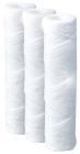 AQUAWATER - 105006 - Lot de 3 cartouches filtrantes anti-sediments bobinee 20 microns - Pour bol de taille standard 10', pour filtrer les impuretes de l'eau - Duree de la cartouche : 12 mois (1 an) - Fabrique en France
