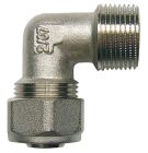 SOMATHERM FOR YOU - 3774-16-15S - Coude a compression pour tube Multicouche Ø16 - Male 15/21 (1/2'') - Permet de raccorder un tube multicouche Ø16 par simple vissage a un ecrou sans outil specifique - (2 cles plates suffisent)