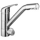 AQUAWATER - 105721 - Filtration eau de boisson - Robinet 3 voies - Compatible avec filtres sous evier