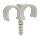 SOMATHERM FOR YOU - Collier cheville double en plastique pour gaines souples Ø 25mm - sachets de 15 pieces