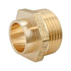 SOMATHERM FOR YOU - Raccord laiton droit a souder - Male 12/17 - Pour tube cuivre Ø12 - Sachet de 2 pieces