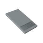 Chatiere tuile plate E17 270 x 17 mm - zinc RHEINZINK-GRANUM skygrey