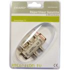 REPARTITEUR TV/SAT INT.1X4 PRISE F  SC