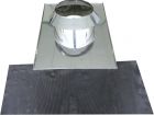 SOLIN INOX BAVETTE PLOMB + LARMIER 25 A 45° DOUBLE PAROI Ø125