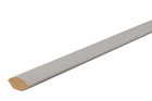 Quart de rond prépeint MDF blanc - Long. 2440 mm  - section 18