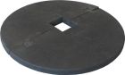 Tapis rond anti herbe diam. 50 cm caoutchouc