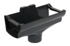 NAISSANCE CENTRALE DIAMETRE 80 POUR PROFILE GOUTTIERE OVATION 28  ANTHRACITE  - UNAD28A