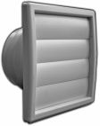 CLAPET EXTERIEUR A VOLETS DIA 150 BLANC