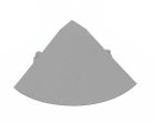 ANGLE D'APPROCHE 90° DALLE GAROCHUT 110mm x 110mm x 40mm