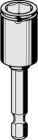 CARTE 1 DOUILLE H10+CLIP QUEUE 1/4 ACIER