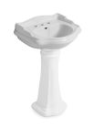 lavabo ceramique chambord 55-47 cm percage 3 trous