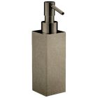 DISTIBUTEUR DE SAVON LIQUIDE A POSER DOMINO  METAL BROSSE