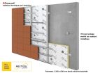 Isolation murs extérieurs - POWERWALL® (F) - 53 mm x 1200 mm x 600 mm - Bords rainurés-bouvetés 4 côtés