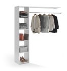 1 kit dressing PRISME2 sans tiroir livré en 2 colis  décor blanc