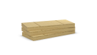 Panneau isolant en laine de roche, double densité, non revêtu, avec une face surdensifiée repérée par un double marquage. - Ecorock Duo L 1200 x l 600 x ép 300 (mm) R=8,55