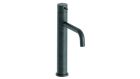 lavabo mi-haut triverde chrome noir brosse + vidage laiton up&down