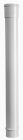 DAUPHIN DROIT ESRHETIQUE 1M POUR TUBE DESCENTE TD80 GRIS   - DDF10R