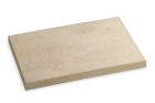 Dalle béton - TESSERA bicouleur côté biseauté - long. 60cm x larg. 40cm x ep. 6cm sable