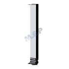 Angle Extérieur 135° / Haut. 410 mm 'L' 'G' Noir