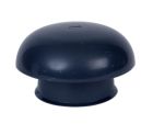 CHAPEAU VENTILATION SANS ANTI INSECTE   DIAMETRE 125 ARDOISE  - UCC12
