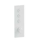 FACADE THERMO TWIST  THERMOSTATIQUE 3 SORTIES TRIVERDE WHITEMAT