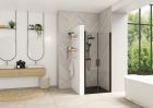2 portes pivotantes (intérieur/extérieur) sans seuil à largeur de passage maximale - SMART DESIGN 2P SS 85 NOIR TN