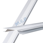 Profilé de ventilation entre lame long 4 metres largueur 40 mm - Profilé de ventilation entre lame long 4 metres largueur 40 mm pour Lambris Accessoires Communs couleur BLANC
