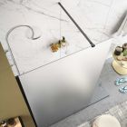Support mural NOIR MAT 1200 mm