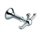 porte peignoir double regency chrome