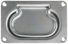 POIGNEE DE CAISSE A ENCASTRER  130 X 90 mm Acier - P/10
