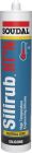 Mastic monocomposant élastique - SILIRUB HT-NEUTRE noir 280°C - cartouche de 310ml
