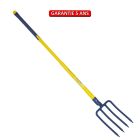 FOURCHE A BECHER DOUILLE 4DTS 29 cm MANCHE TRI-GRIPP POMME 110