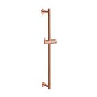 BARRE DE DOUCHE SEULE 60 CM OR ROSE BROSSE