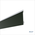 Bardage PVC - Isocel Premium+ vert basque - long. 4m x larg. 16,6cm