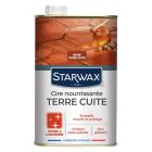 Cire nourissante patiné à l'ancienne Brun terre cuite - bidon métal de 1 L