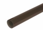 TUBE DE DESCENTE D 100 EN 3M MARRON   - TD1003M