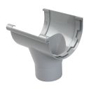 NAISSANCE CENTRALE A COLLER DIAMETRE 100 POUR PROFILE LG33 GRIS    - UNAC33