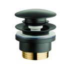 bonde lavabo up&down laiton noir 5-55mm