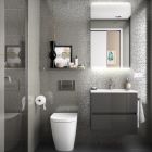 Meuble FUSSION LINE 600 2 tiroirs  GRIS BRILLANT 598 x 540 x 450 mm