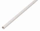 Tube rond plastifié blanc - diam. 12mm x long. 1m