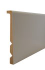 Surplinthe revêtu papier MDF blanc - Long. 2440 mm x larg. 133 mm x ep. 22 mm