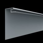 Finition extrémité avec retour long 2,90 ml x 0,36 x 0,02 - Finition extrémité avec retour long 2,90 ml x 0,36 x 0,02 pour Bardage Barlyte couleur BLANC