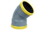 Coude PVC  FF 45° 125 JM C34