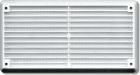 GRILLE A PERSIENNES RECTANGULAIRE 165X86 A/M BLANCHE