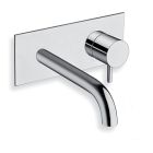 LAVABO MURAL TRIVERDE AVEC PLAQUE BEC 250 MM CHROME