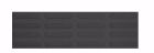 Bande de guidage podotactile caoutchouc - noire