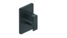facade laiton mitigeur douche quadri s 2 sorties chrome noir brosse