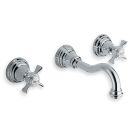 lavabo melangeur mural chambord s/mecanisme a/vidage up&down chro/or