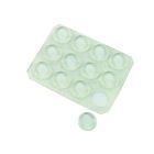 Butée adhésive plastique transparente diamètre 8-blister x50
